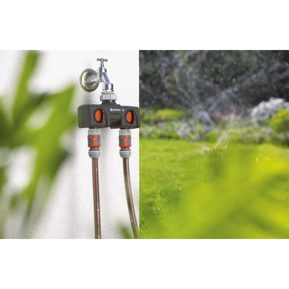 2-weg-waterverdeler - Gardena 4 2-weg-waterverdeler - Gardena - Afbeelding 2