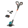 Accu Trimmer EasyCut 23/18V P4A Set - Gardena -Tuinartikelen Winkel accu trimmer easycut 23 18v p4a set gardena 1 4