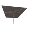 Azzurro Stokparasol 200 X 300 Cm - Charcoal / Woodlook -Tuinartikelen Winkel azzurro stokparasol 200x300 cm charcoal woodlook 1