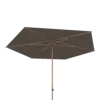 Azzurro Stokparasol 300 Cm U00d8 - Charcoal / Woodlook -Tuinartikelen Winkel azzurro stokparasol 300 cm charcoal woodlook 1