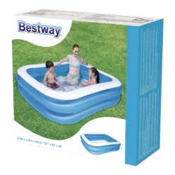 Bestway Opblaasbaar Zwembad - Familie - 211x132x46cm -Tuinartikelen Winkel bestway opblaasbaar zwembad familie 211x132x46cm 3