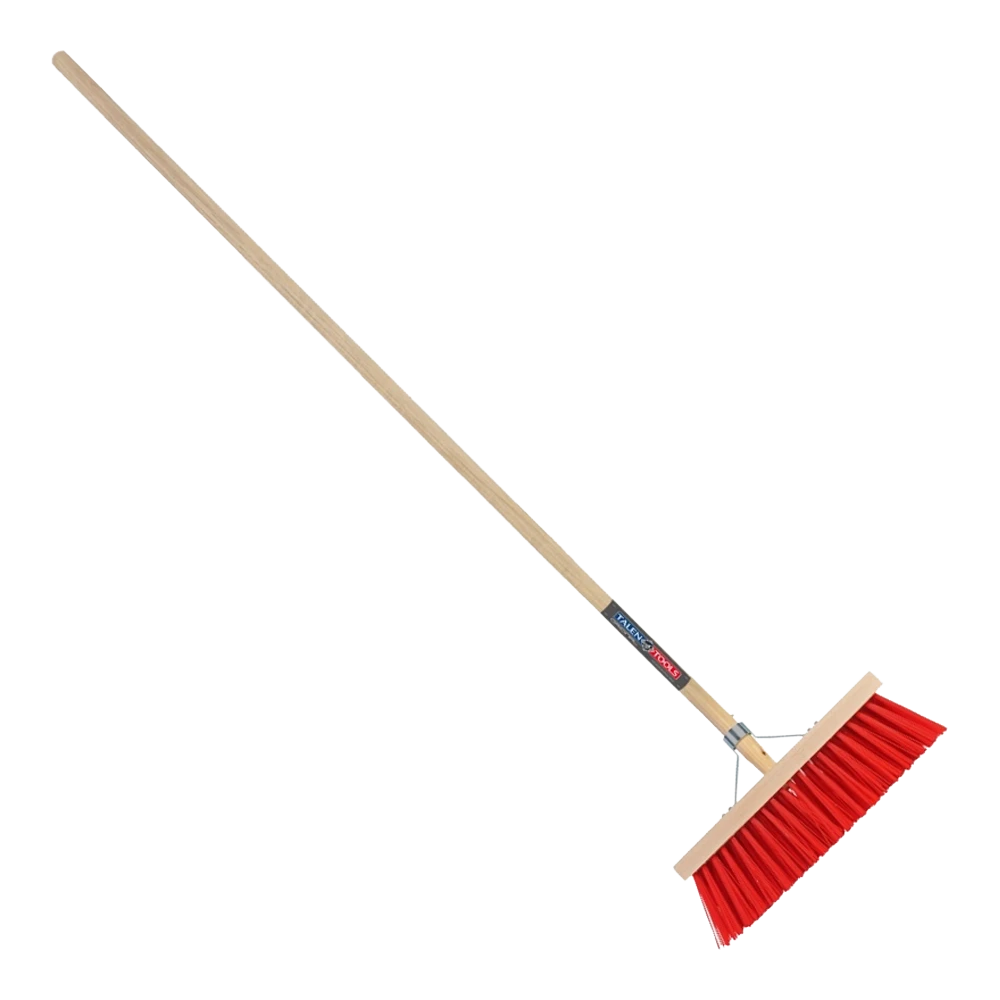Bezem Kunststof Rood Incl. Steel 35 Cm - TalenTools 3 Bezem Kunststof Rood Incl. Steel 35 Cm - TalenTools