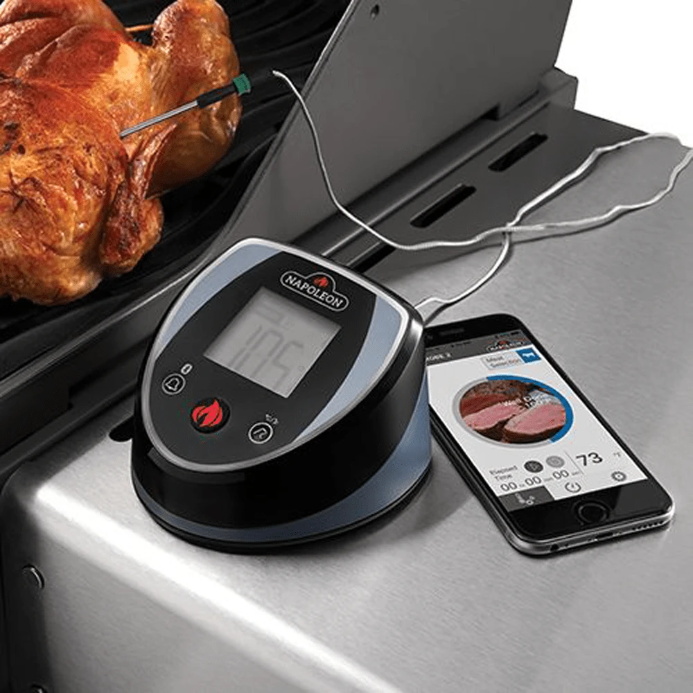 BLUETOOTH Thermometer Incl. 2 Probes - Napoleon 4 BLUETOOTH Thermometer Incl. 2 Probes - Napoleon - Afbeelding 2