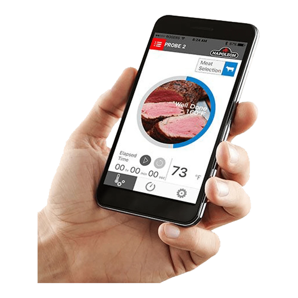 BLUETOOTH Thermometer Incl. 2 Probes - Napoleon 5 BLUETOOTH Thermometer Incl. 2 Probes - Napoleon - Afbeelding 3