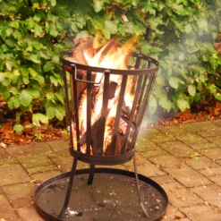 Bodemplaat Rond - D50cm - Fancy Flames -Tuinartikelen Winkel bodemplaat rond d50cm fancy flames 3