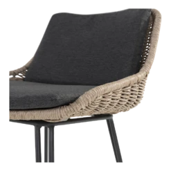 Bohemian Bar Stoel - Naturel - Incl. Kussen -Tuinartikelen Winkel bohemian bar stoel naturel incl kussen 4 1