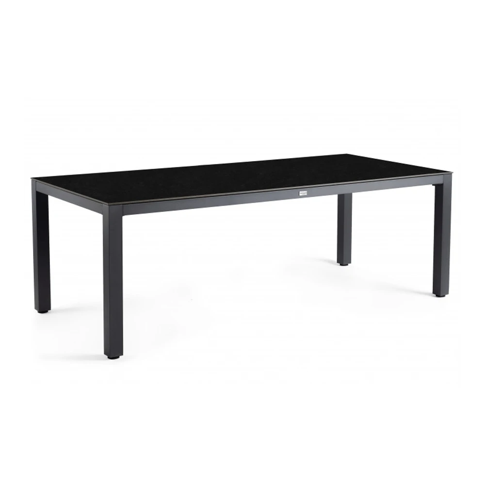 Briga Dining Tafel Trespa Top Graphite - 240 X 100 Cm - Charcoal Frame 3 Briga Dining Tafel Trespa Top Graphite - 240 X 100 Cm - Charcoal Frame