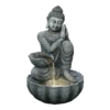 Buddha Met Waterschaal - 82cm Hoog - Polystone -Tuinartikelen Winkel buddha met waterschaal 82cm hoog polystone 1