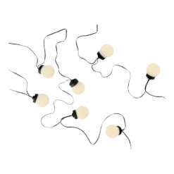 Lumineo Budget Feestverlichting Lichtsnoer - Bolvorm - 950cm - 20 LEDS - Warm Wit -Tuinartikelen Winkel budget feestverlichting lichtsnoer bolvorm 950cm 20 leds warm wit netstroom 3 3