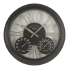 Buitenklok Exeter - 3in1 - 38cm - Zwart -Tuinartikelen Winkel buitenklok exeter 3in1 38cm zwart buitenklokken 1
