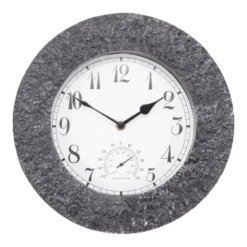 Buitenklok Stonegate Granite - 2in1 - 30cm