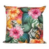 Buitenkussen Bloem Roze/oranje 45x45cm - Tuinkussen -Tuinartikelen Winkel buitenkussen bloem roze oranje 45x45cm tuinkussen polyester 1