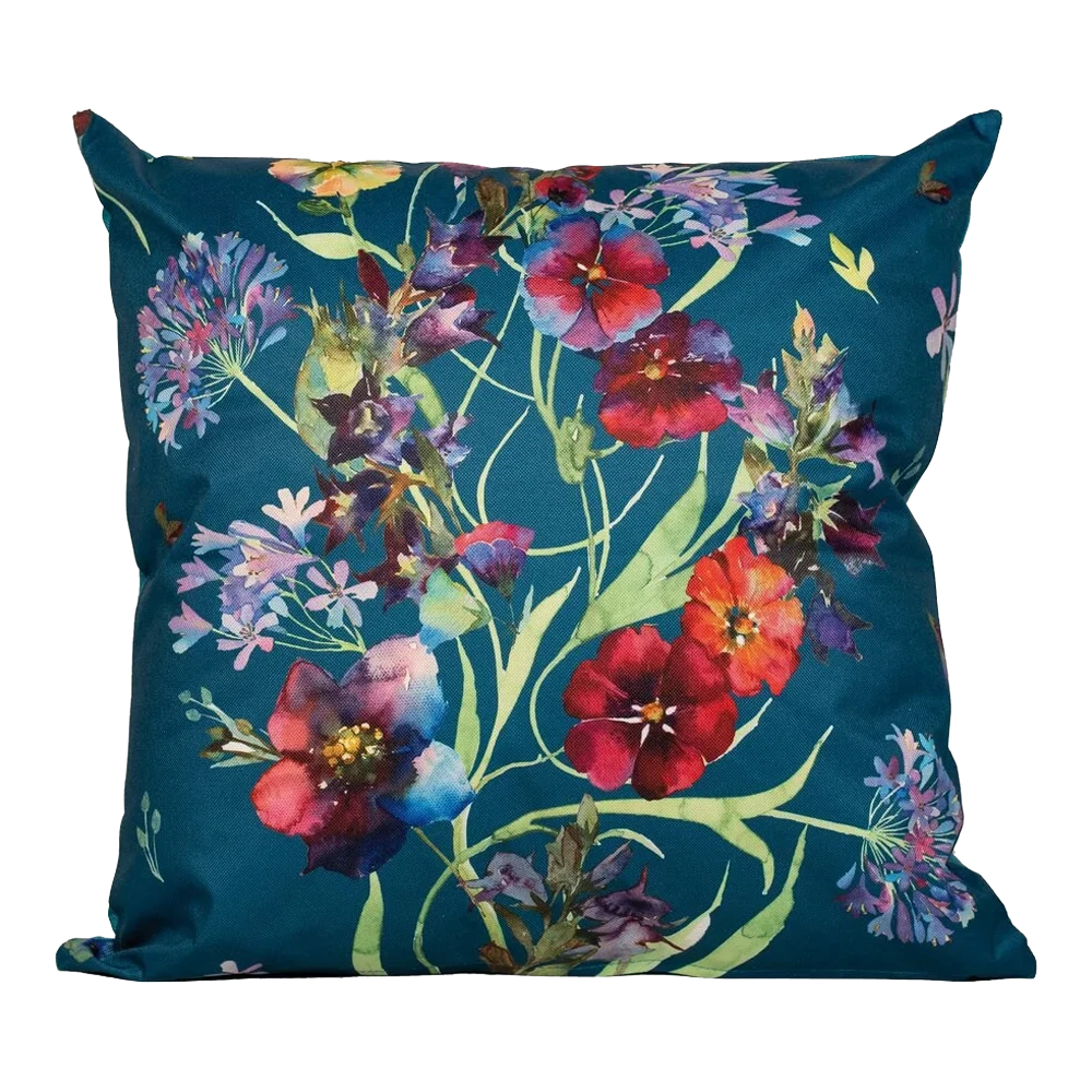 Buitenkussen Bloemen 60x60cm - Tuinkussen 3 Buitenkussen Bloemen 60x60cm - Tuinkussen