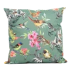 Buitenkussen Vogels Groen 45x45cm - Tuinkussen 2 Buitenkussen Vogels Groen 45x45cm - Tuinkussen -Tuinartikelen Winkel buitenkussen vogels groen 45x45cm tuinkussen polyester 1