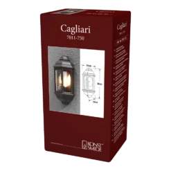 Konstsmide Cagliari 230V Wandlampr Flush 36cm, E27 Max 100W -Tuinartikelen Winkel cagliari 230v wandlampr flush 36cm e27 max 100w netstroom 3