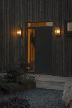 Konstsmide Carpi 230V Wandlamp Flush E27, 20.5x40cm, Transparant Glas, Max 60W -Tuinartikelen Winkel carpi 230v wandlamp flush e27 205x40cm transparant glas max 60w netstroom 4