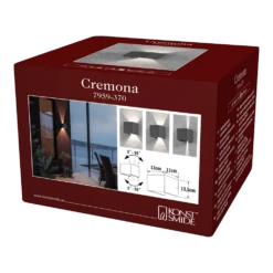 Konstsmide Cremona PowerLED 230V Wandlamp Flush 13.5cm, 2x 3W -Tuinartikelen Winkel cremona powerled 230v wandlamp flush 135cm 2x 3w netstroom 5