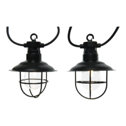 Lumineo Feestverlichting Lichtsnoer - 450cm - 10 LEDS - Warm Wit -Tuinartikelen Winkel feestverlichting lichtsnoer 450cm 10 leds warm wit netstroom 3 3