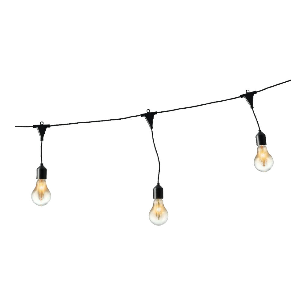 Lumineo Feestverlichting Lichtsnoer - Classic Vorm - 950cm - 20 LEDS Groot - Klassiek Warm - Afbeelding 5