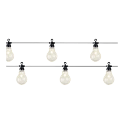 Lumineo Feestverlichting Lichtsnoer - Classic Vorm - 950cm - 20 LEDS - Warm Wit -Tuinartikelen Winkel feestverlichting lichtsnoer classic vorm 950cm 20 leds warm wit netstroom 4 3