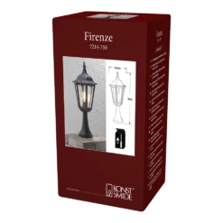 Konstsmide Firenze 1-lichts Kleine/Staande Buitenlamp 55cm, E27 Max 100W -Tuinartikelen Winkel firenze 1 lichts kleine staande buitenlamp 55cm e27 max 100w netstroom 3
