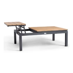 Flip-Up Coffee Tafel - 120 X 79 X 42 Cm - Teak -Tuinartikelen Winkel flip up coffee tafel 120x79x42 cm teak 2