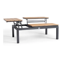 Flip-Up Coffee Tafel - 120 X 79 X 42 Cm - Teak -Tuinartikelen Winkel flip up coffee tafel 120x79x42 cm teak 3