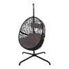 Hangstoel Laos - Zwart/Antraciet -Tuinartikelen Winkel hangstoel laos zwart antraciet 1
