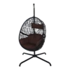 Hangstoel Laos - Zwart/Bruin -Tuinartikelen Winkel hangstoel laos zwart bruin 1
