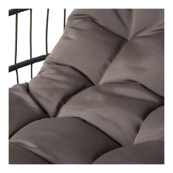 Hangstoel Norway - Inklapbaar - Zwart/Bruin -Tuinartikelen Winkel hangstoel norway inklapbaar zwart bruin 3