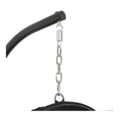 Hangstoel Norway - Inklapbaar - Zwart/Bruin -Tuinartikelen Winkel hangstoel norway inklapbaar zwart bruin 5