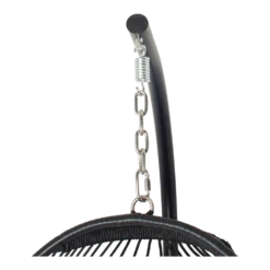 Hangstoel Norway - Inklapbaar - Zwart/Grijs -Tuinartikelen Winkel hangstoel norway inklapbaar zwart grijs 4