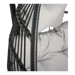 Hangstoel Norway - Inklapbaar - Zwart/Grijs -Tuinartikelen Winkel hangstoel norway inklapbaar zwart grijs 5