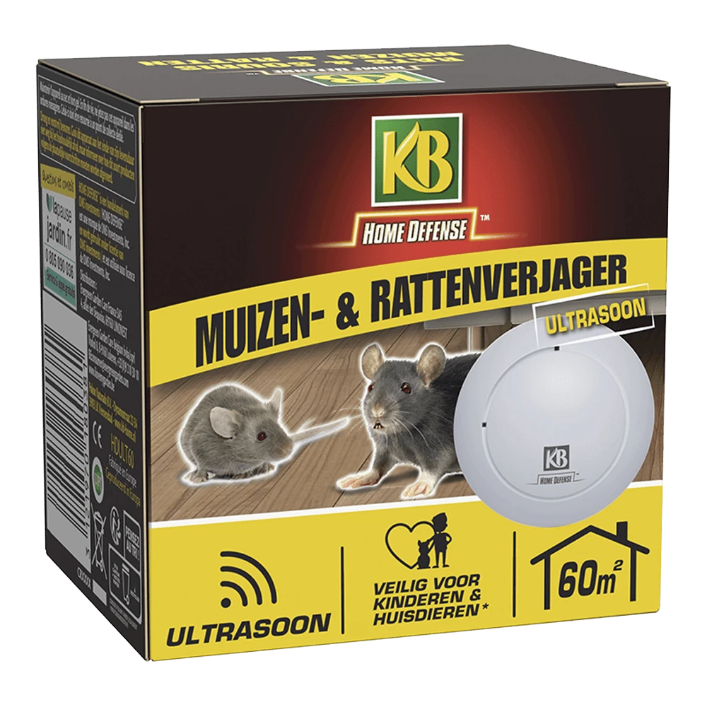 KB Muizenverjager En Rattenverjager Ultrasoon 60mu00b2 - Insecten En Ongedierte