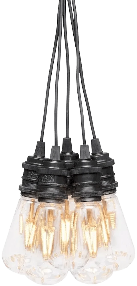 Lichtsnoer Feestverlichting Edison LED Koppelbaar + Dimbaar - Startset - 10m - 10 LED's - Konstsmide - Afbeelding 2