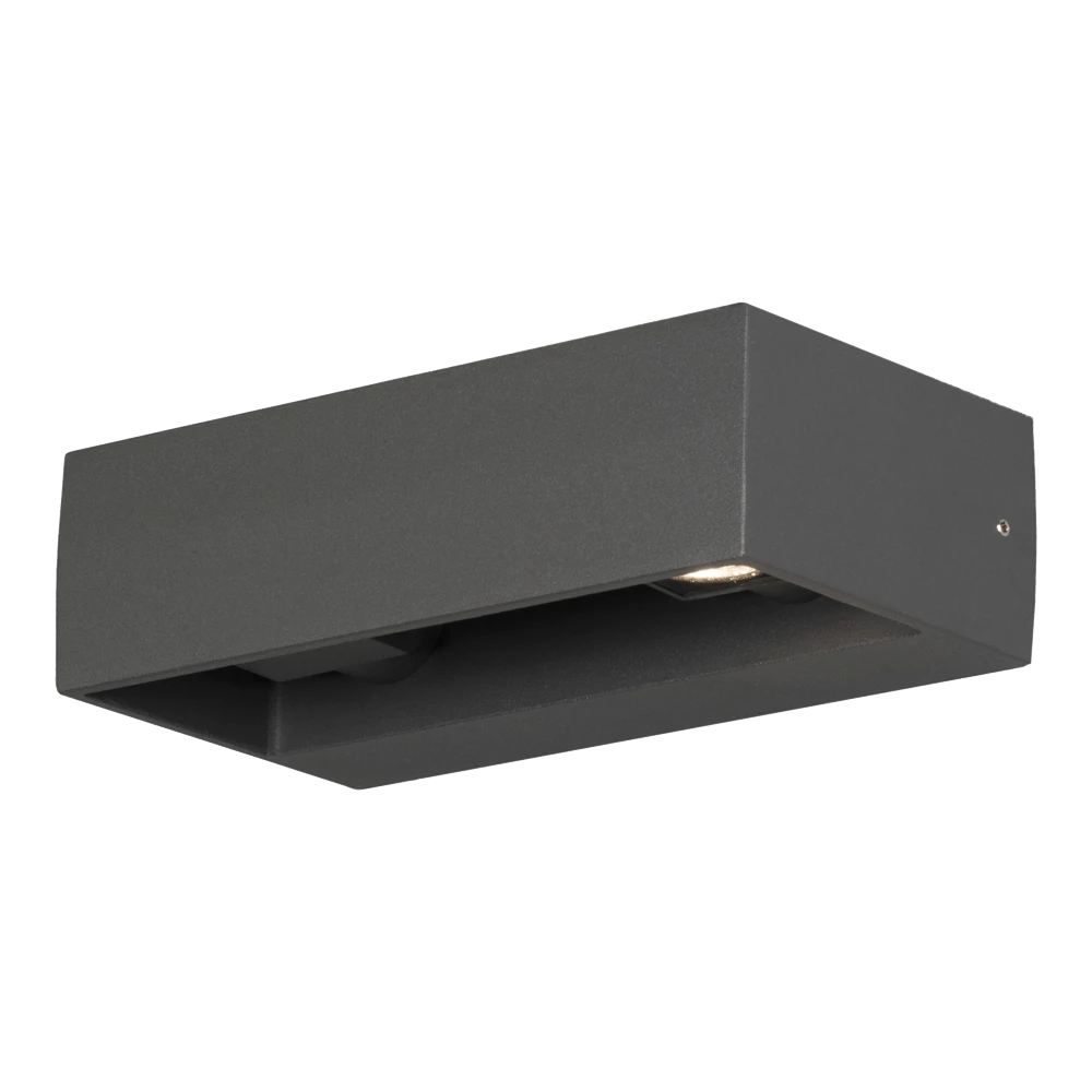 Konstsmide Monza PowerLED 230V Wandlamp Flush 6cm, 2x 6W 5 Konstsmide Monza PowerLED 230V Wandlamp Flush 6cm, 2x 6W - Afbeelding 3