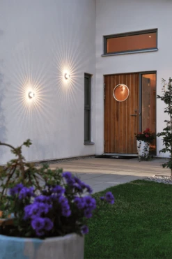 Monza PowerLED 230V Wandlamp Flush Rond 9cm, 1x 3W - Konstsmide -Tuinartikelen Winkel monza powerled 230v wandlamp flush rond 9cm 1x 3w konstsmide netstroom 3