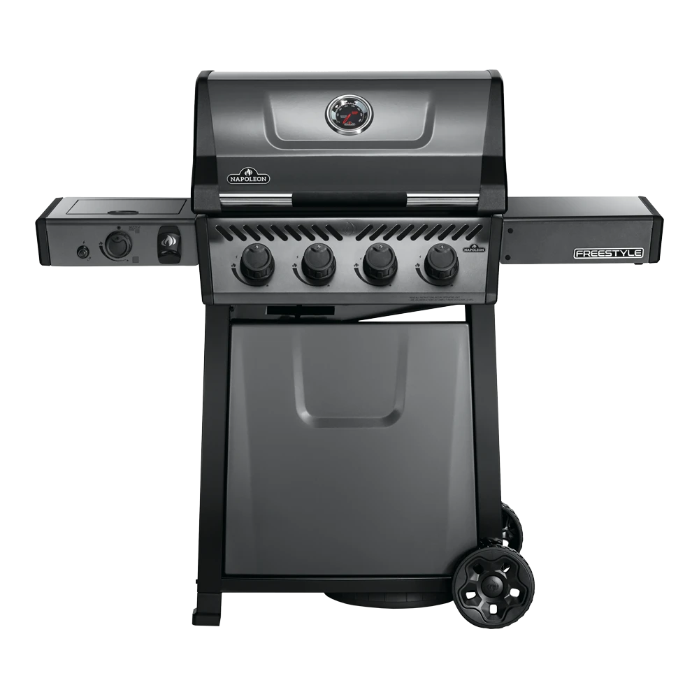 Napoleon Freestyle 425 - Graphite - 4 Hoofdbranders Met Sizzle Zone Zijbrander - Gas Barbecues - Afbeelding 3
