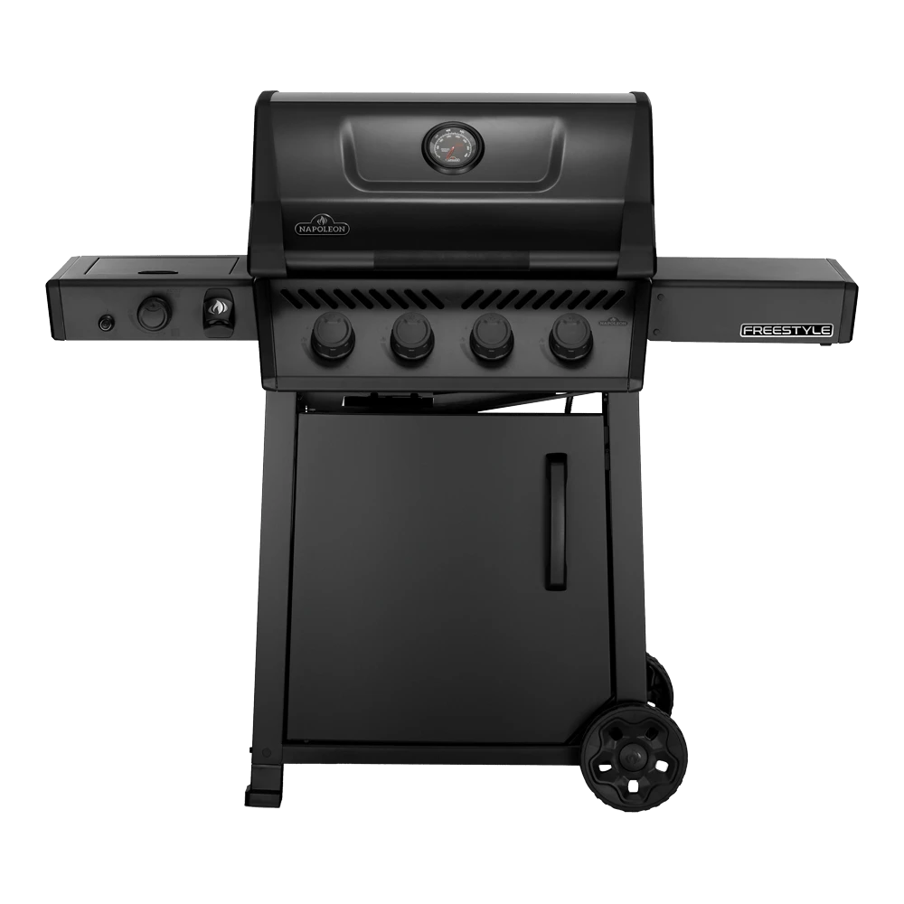 Napoleon Phantom Freestyle 425 - Mat Zwart Met RVS Roosters En Deur - Gas Barbecues - Afbeelding 2