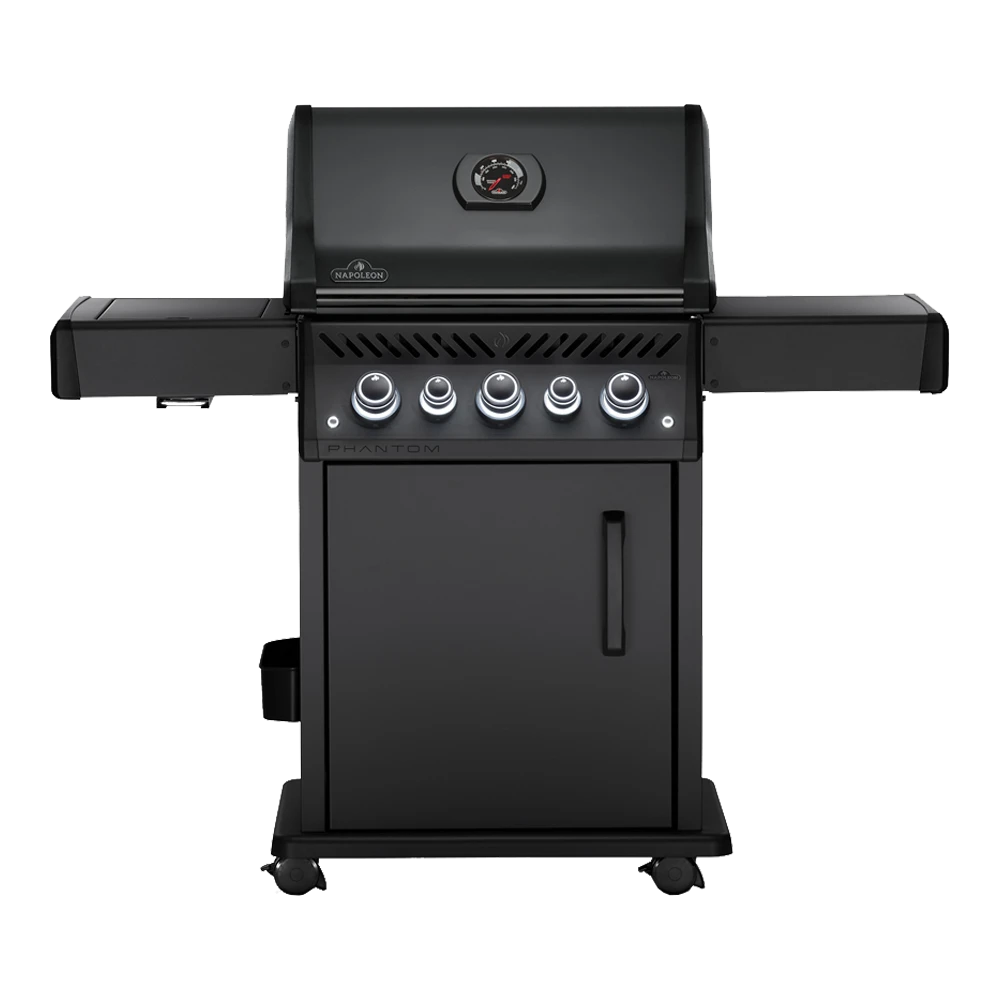 Napoleon Phantom Rogue SE 425 - Mat Zwart Met RVS Roosters - Gas Barbecue - Afbeelding 2