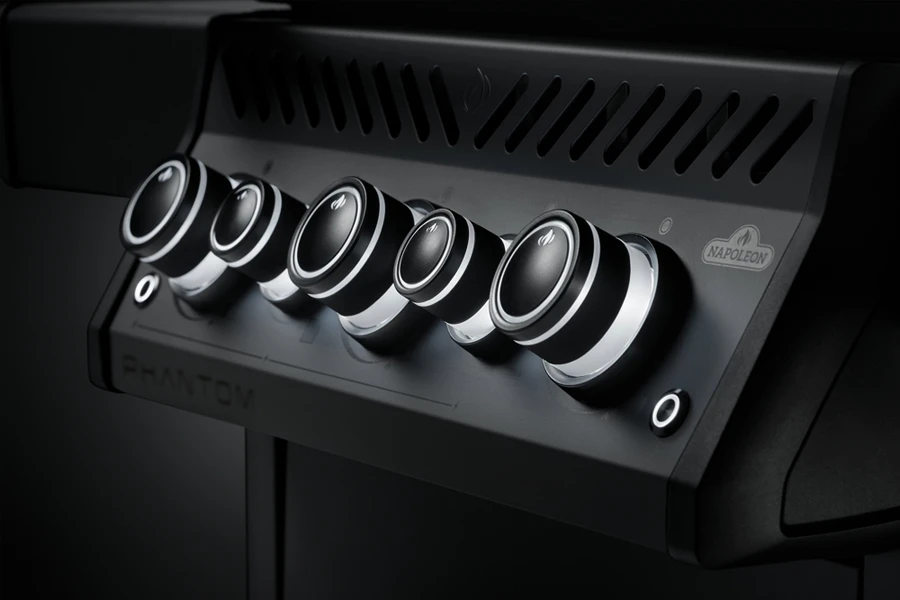 Napoleon Phantom Rogue SE 425 - Mat Zwart Met RVS Roosters - Gas Barbecue - Afbeelding 6