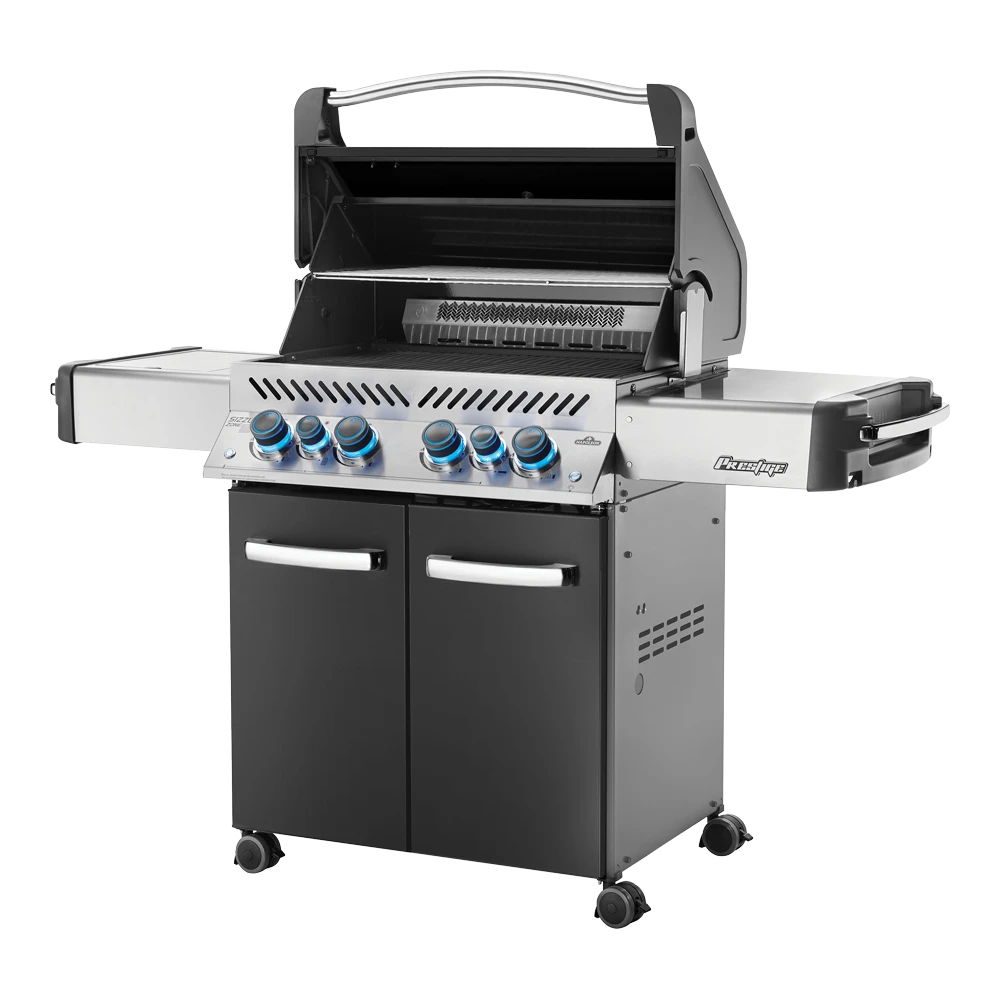 Napoleon Prestige 500 - Charcoal Gray Met Infrarode Zij- En Achterbranders - Gas Barbecues - Afbeelding 2