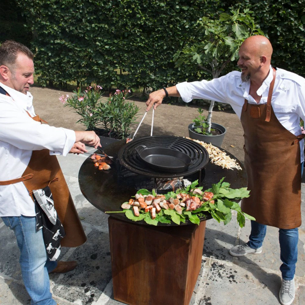 OFYR Leren Schort Bruin 4 OFYR Leren Schort Bruin - Afbeelding 2