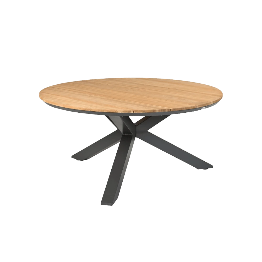 Omnigo Dining Tafel - 150 U00d8 Cm - Teak 3 Omnigo Dining Tafel - 150 U00d8 Cm - Teak