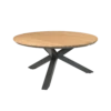 Orbital Dining Tafel - 120 U00d8 Cm - Teak -Tuinartikelen Winkel orbital dining tafel 120 cm teak 1