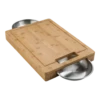 PRO Snijplank Met 2 RVS Schalen - Napoleon -Tuinartikelen Winkel pro snijplank met 2 rvs schalen napoleon 1 9