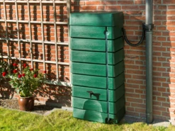 Regentank 276L Kunststof - Groen - H135x60x40cm - Nature -Tuinartikelen Winkel regentank 276l kunststof groen h135x60x40cm 7