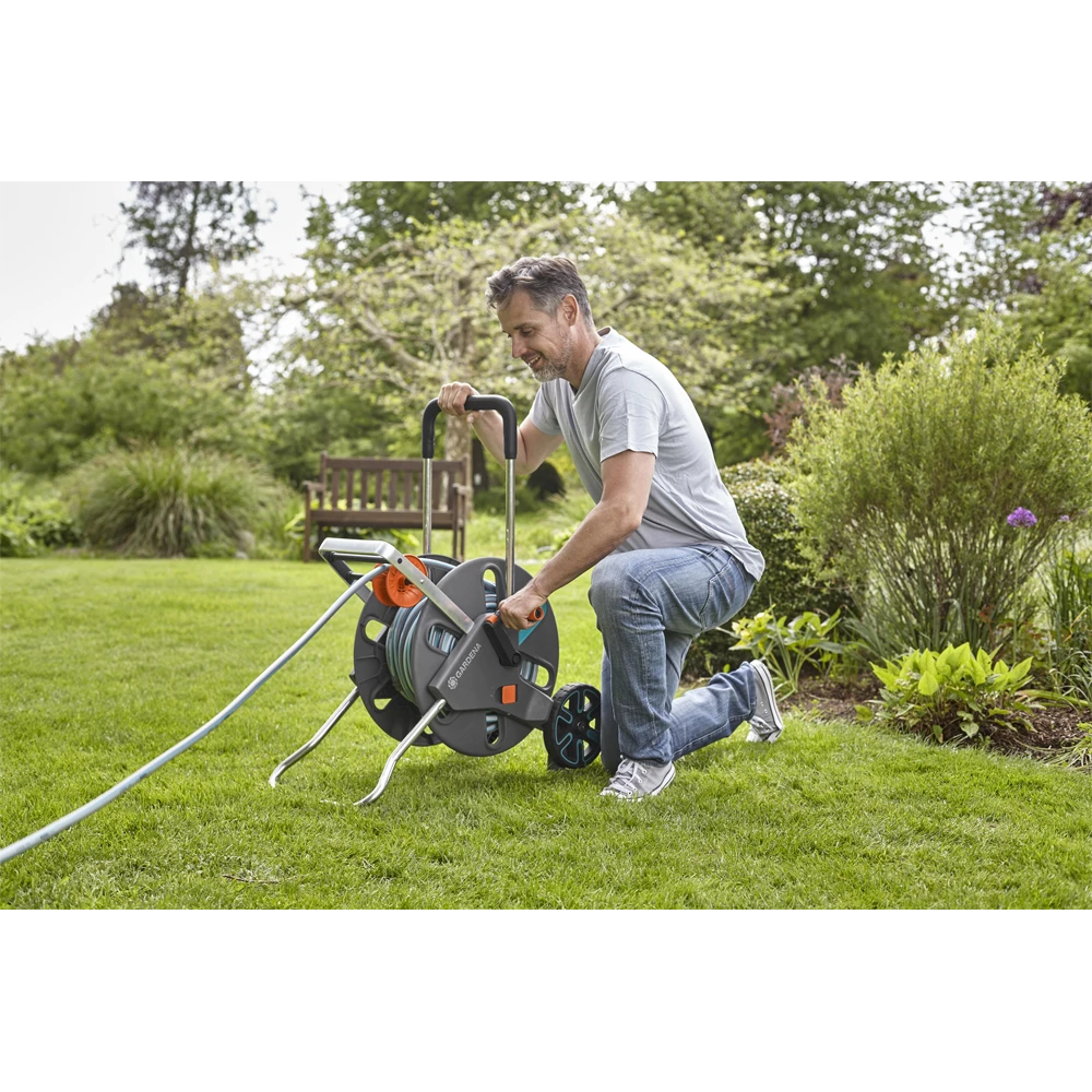 Slangenwagen AquaRoll Easy Set - L - 50m - Gardena 5 Slangenwagen AquaRoll Easy Set - L - 50m - Gardena - Afbeelding 3