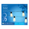 Lumineo Solar Feestverlichting Lichtsnoer - Flashing Effect - 180cm - 10 LEDS - Warm Wit -Tuinartikelen Winkel solar feestverlichting lichtsnoer flashing effect 180cm 10 leds warm wit solar 1 3