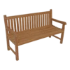 Teak Bank De Luxe - 150cm - Naturel -Tuinartikelen Winkel teak bank de luxe 150cm naturel 1 1